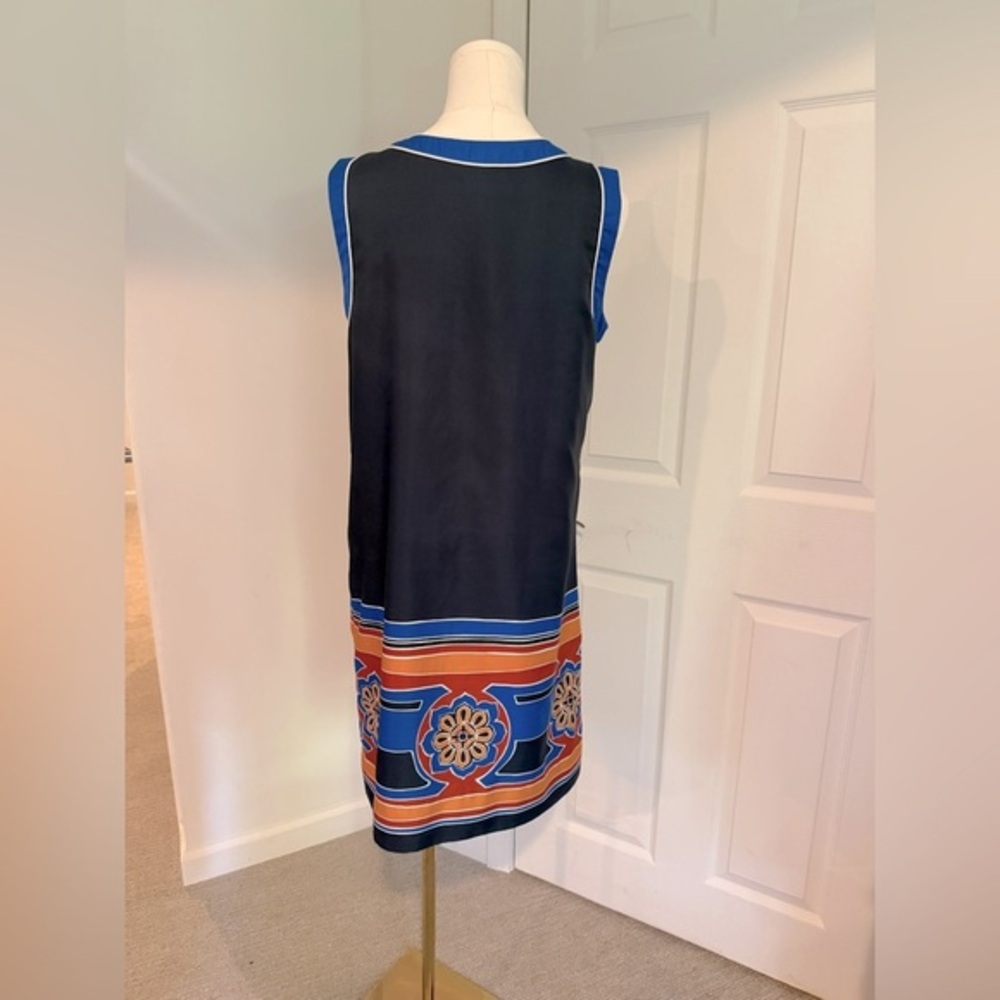 Banana Republic Colorblock Border Print Dress | Size 10 | Like New - Picture 4 of 13